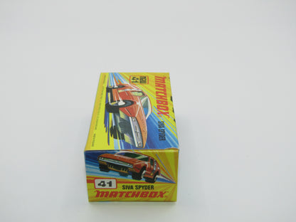 Matchbox Superfast 41B Siva Spyder Bronze CHROME STRAP