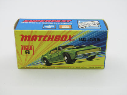 Matchbox Superfast 9B AMX Javelin RED - SILVER BASE