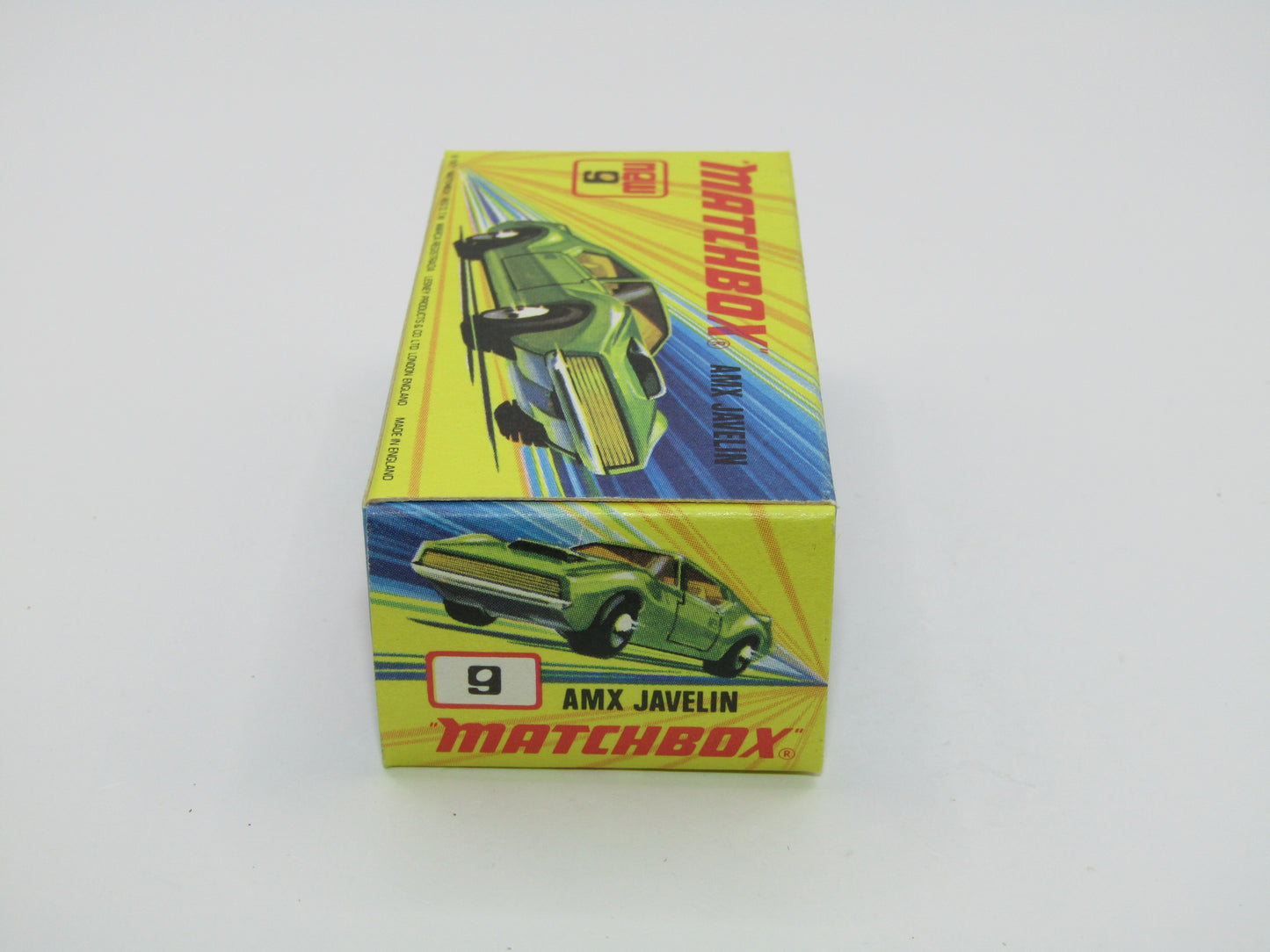 Matchbox Superfast 9B AMX Javelin RED - SILVER BASE