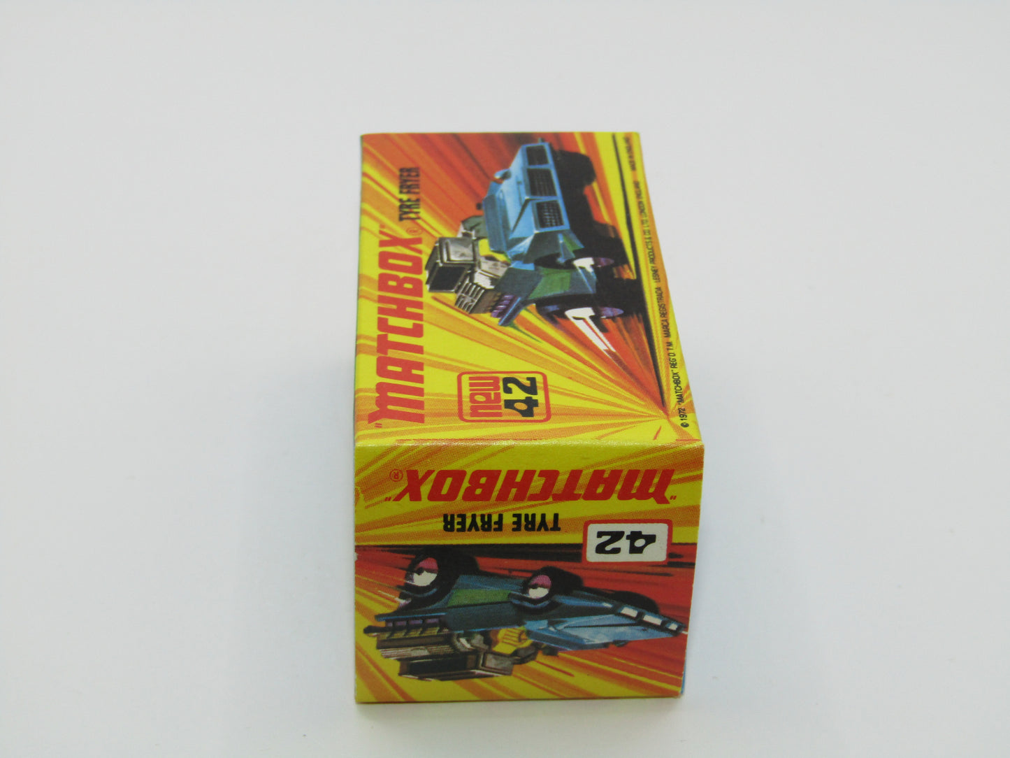 Matchbox Superfast 42B Tyre Fryer DARK Metallic Blue