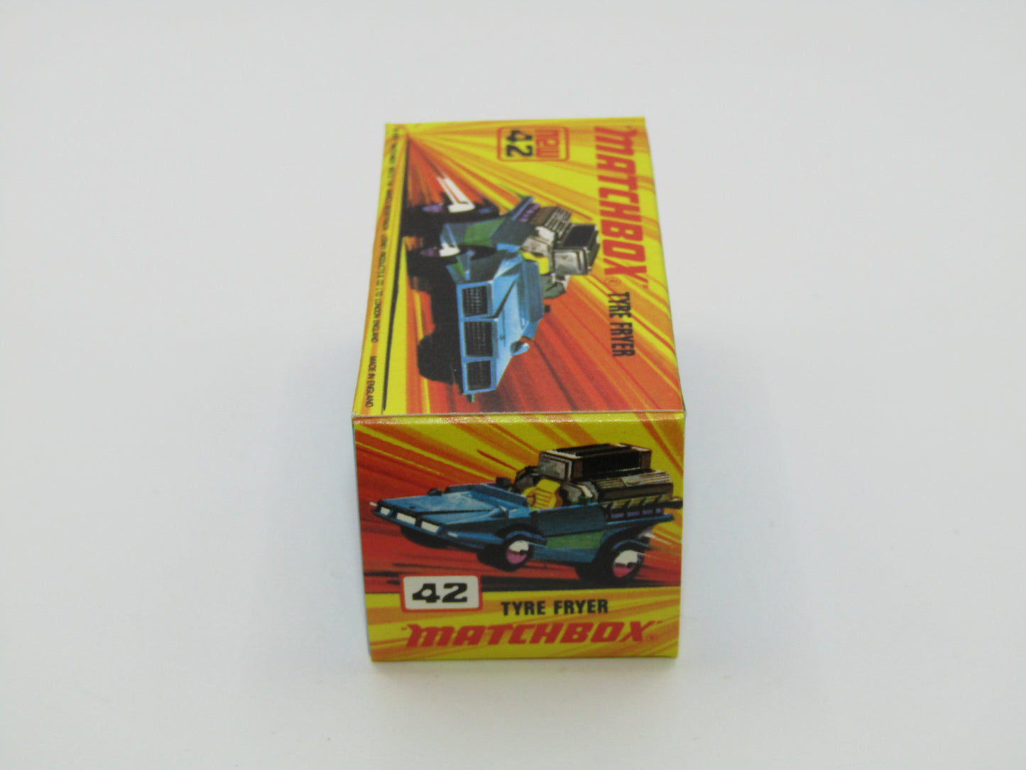 Matchbox Superfast 42B Tyre Fryer DARK Metallic Blue