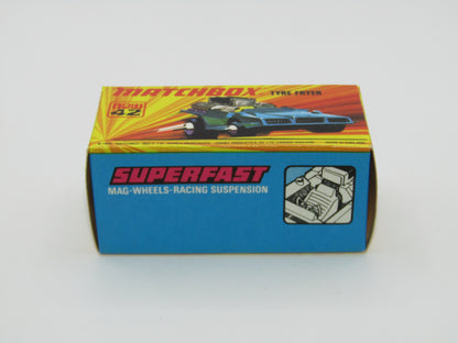 Matchbox Superfast 42B Tyre Fryer DARK Metallic Blue