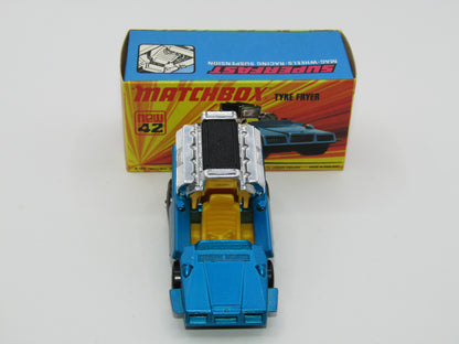 Matchbox Superfast 42B Tyre Fryer DARK YELLOW Interior