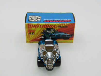 Matchbox Superfast 42B Tyre Fryer DARK YELLOW Interior