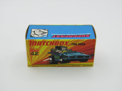 Matchbox Superfast 42B Tyre Fryer DARK YELLOW Interior