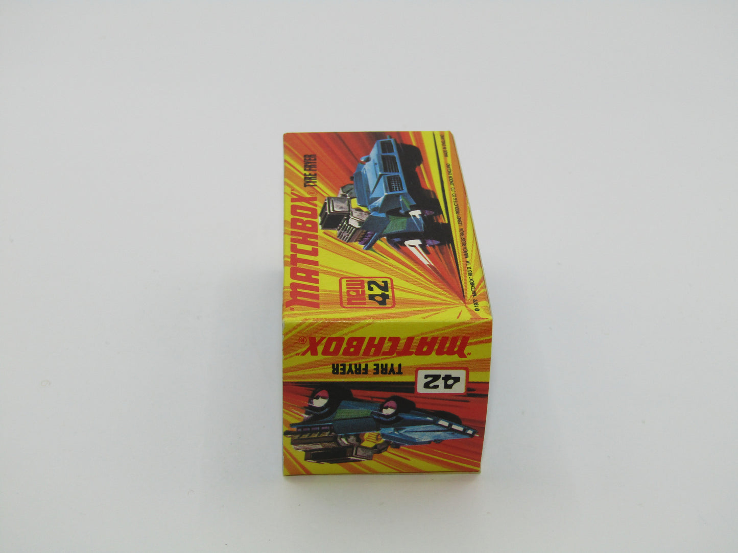 Matchbox Superfast 42B Tyre Fryer DARK YELLOW Interior