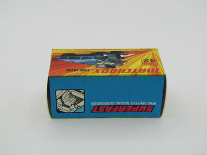Matchbox Superfast 42B Tyre Fryer DARK YELLOW Interior