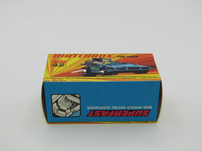 Matchbox Superfast 42B Tyre Fryer DARK YELLOW Interior