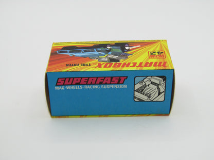 Matchbox Superfast 42B Tyre Fryer LEMON YELLOW Interior