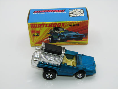 Matchbox Superfast 42B Tyre Fryer PALE CREAM Interior