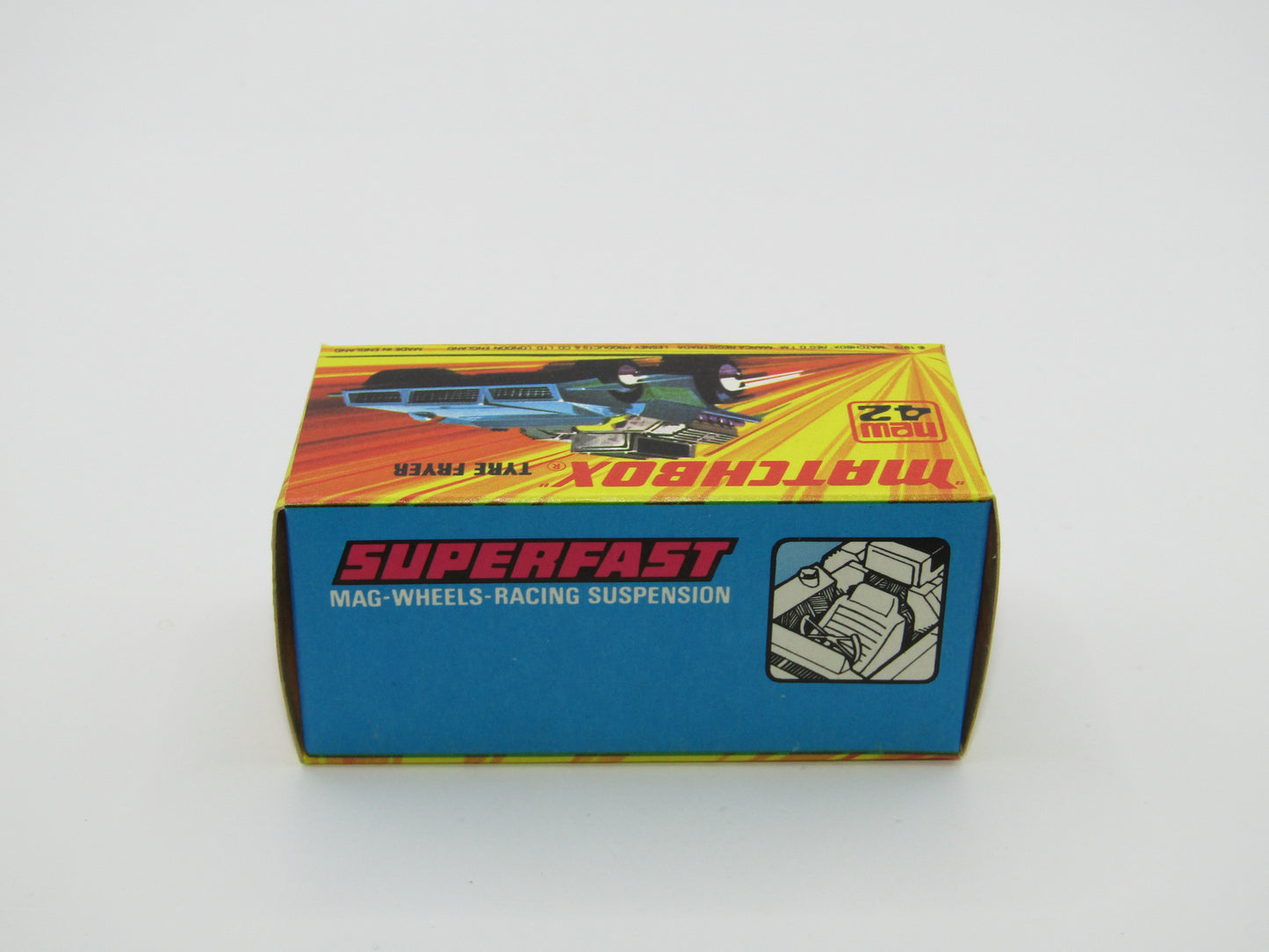Matchbox Superfast 42B Tyre Fryer PALE CREAM Interior