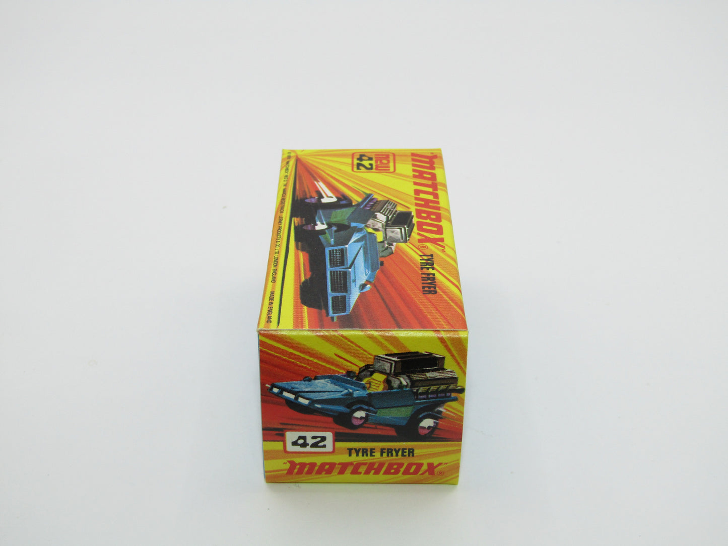 Matchbox Superfast 42B Tyre Fryer PALE CREAM Interior