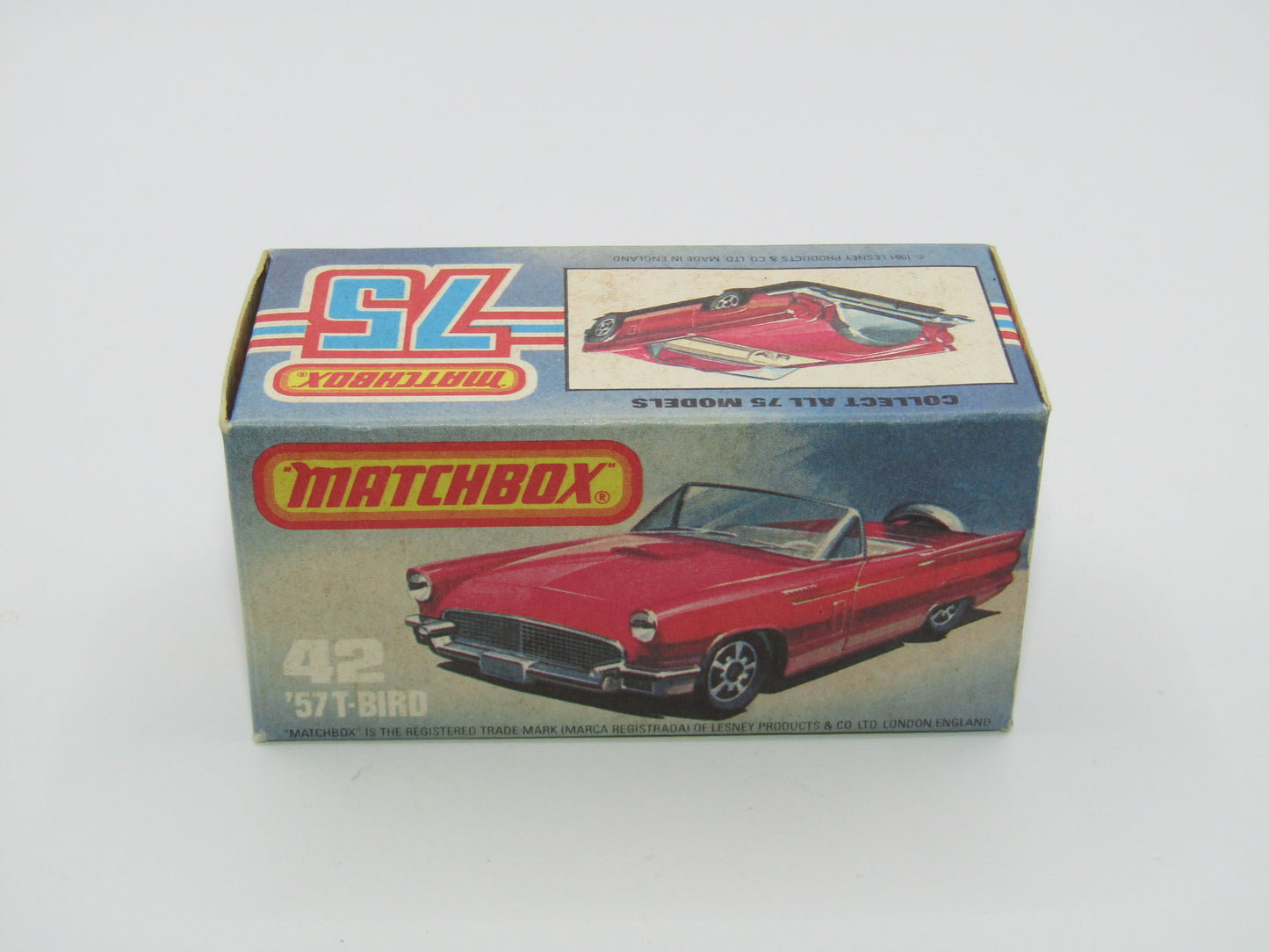 Matchbox Superfast 42D Ford Thunderbird DOT DASH Front Wheels