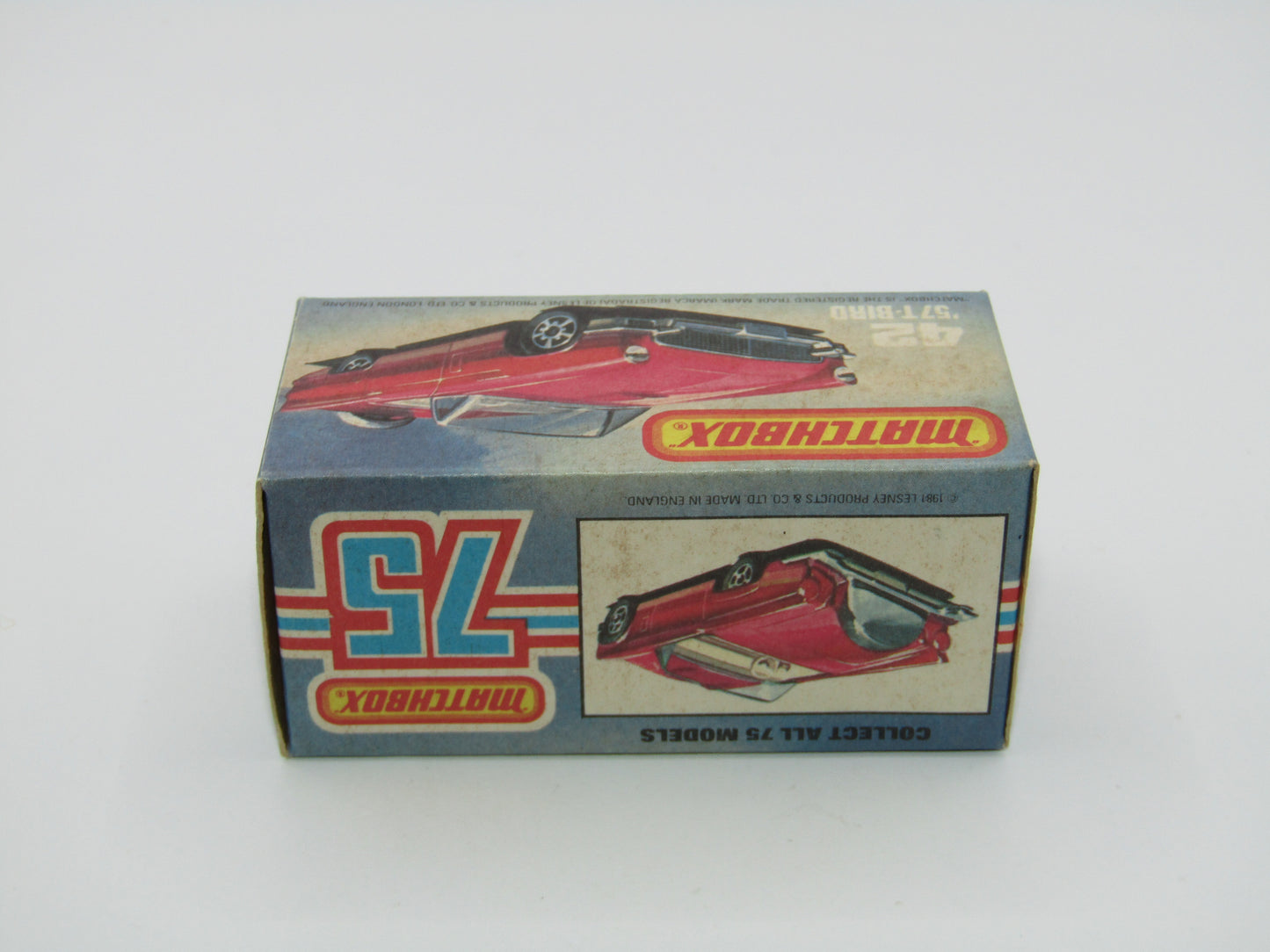 Matchbox Superfast 42D Ford Thunderbird DOT DASH Front Wheels