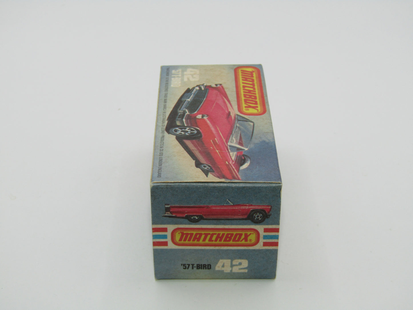 Matchbox Superfast 42D Ford Thunderbird DOT DASH Front Wheels
