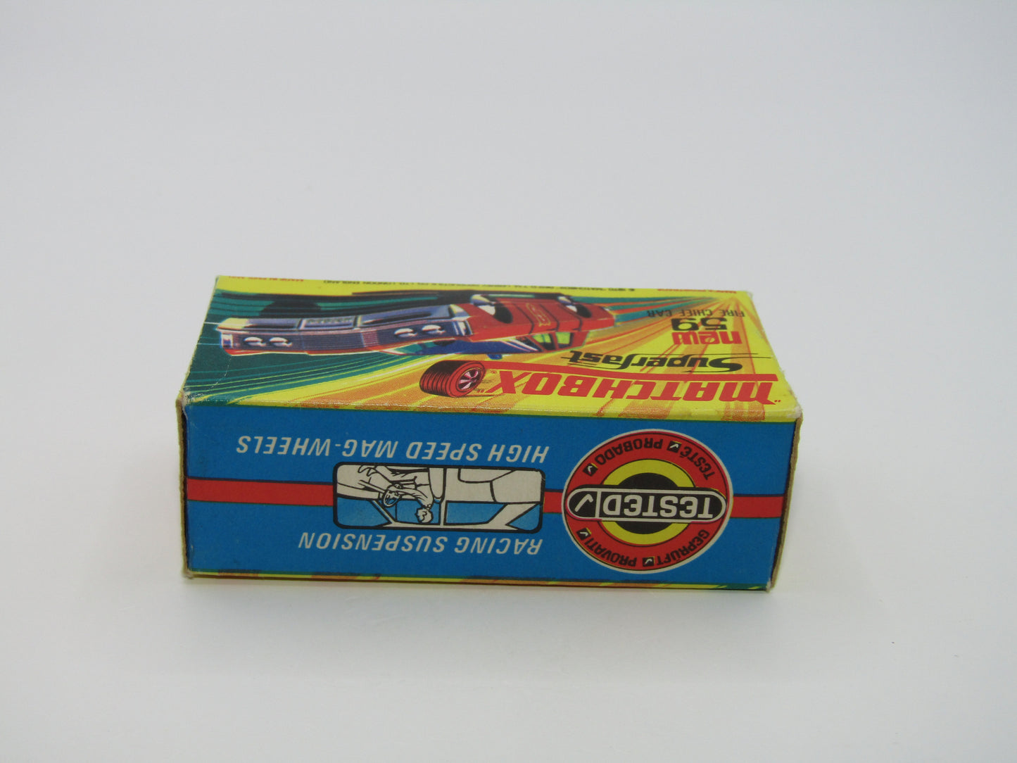 Matchbox Superfast 59B Mercury Fire Chief Car HELMET&AXES DOT DASH Wheels