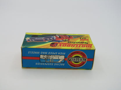 Matchbox Superfast 59B Mercury Fire Chief Car HELMET&AXES DOT DASH Wheels