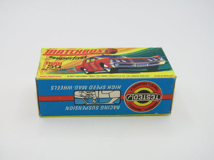Matchbox Superfast 59B Mercury Fire Chief Car HELMET&AXES DOT DASH Wheels