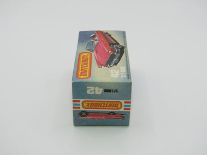 Matchbox Superfast 42D Ford Thunderbird Light Amber Windows Unpainted Base