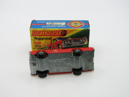Matchbox Superfast 59B Mercury Fire Chief Car HELMET Bonnet & Shield Labels