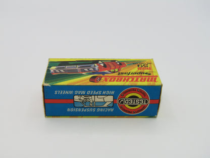 Matchbox Superfast 59B Mercury Fire Chief Car HELMET Bonnet & Shield Labels