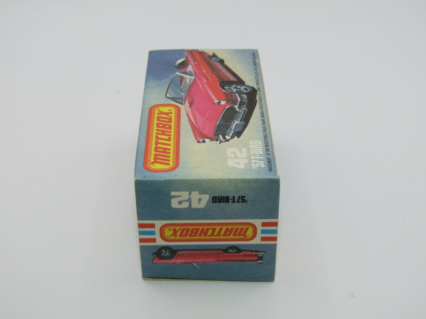 Matchbox Superfast 42D Ford Thunderbird DARK AMBER Windows