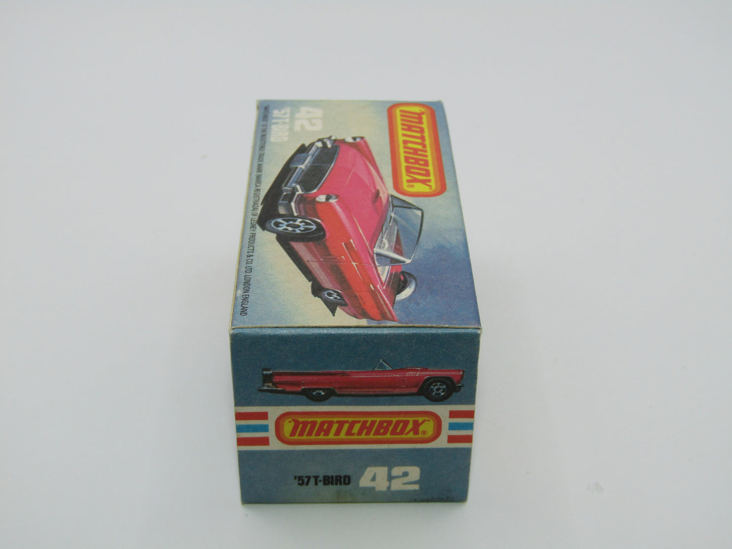 Matchbox Superfast 42D Ford Thunderbird DARK AMBER Windows