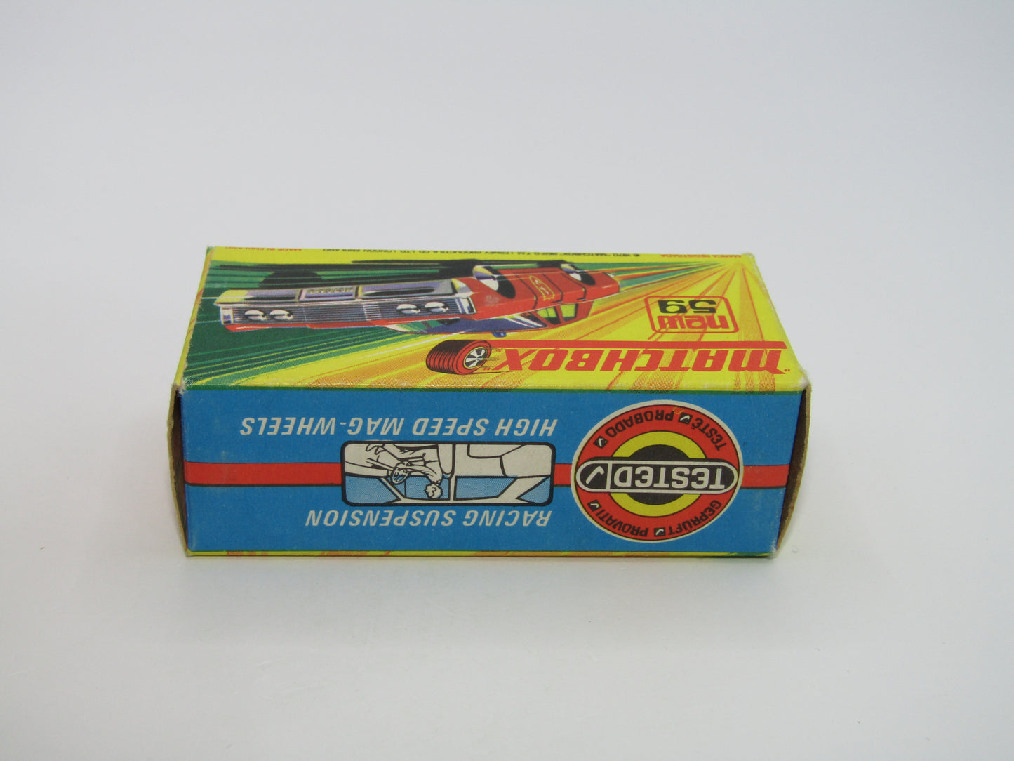 Matchbox Superfast 59B Mercury Fire Chief Car GREEN Roof Lights FIRE Label