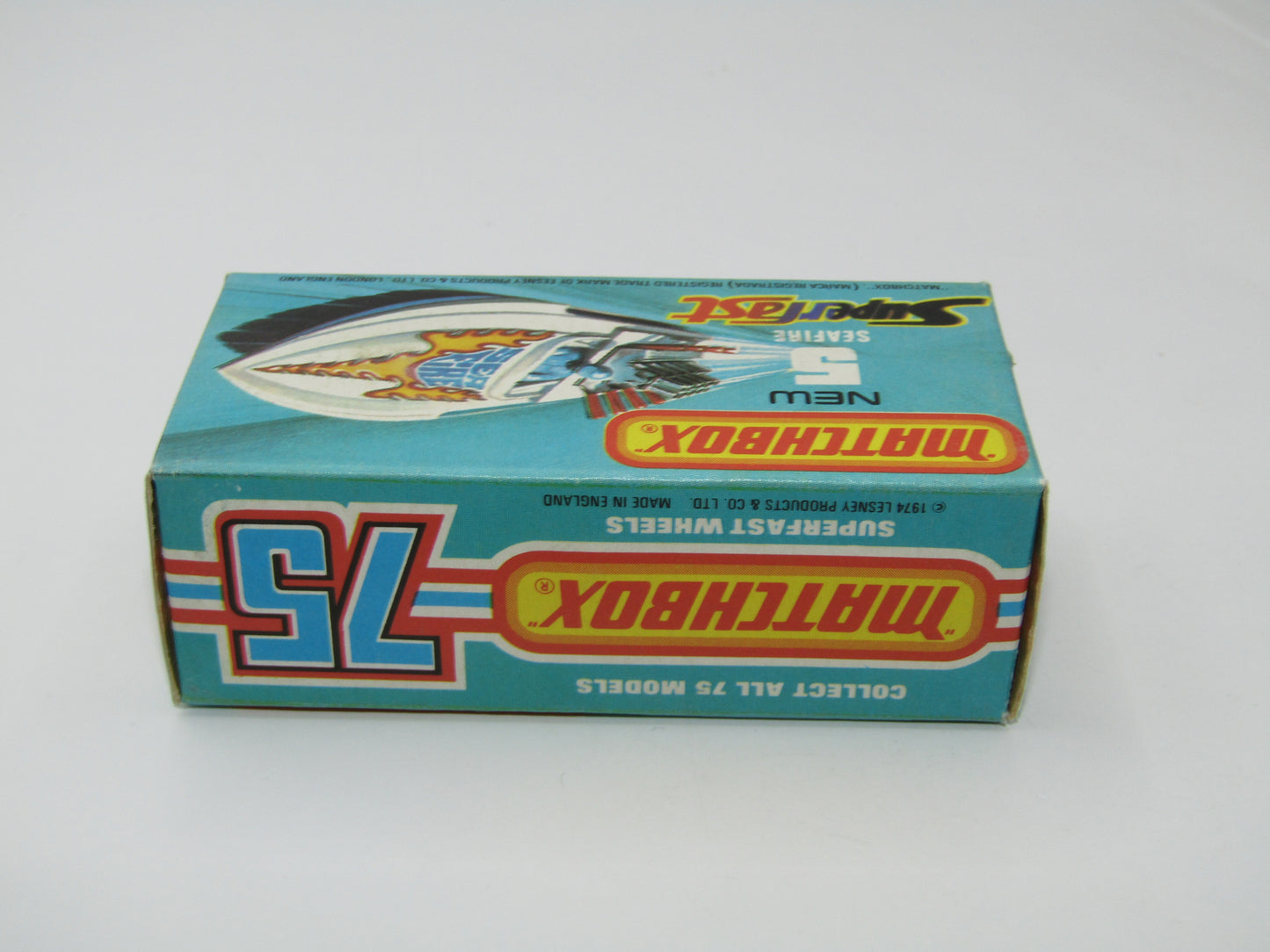 Matchbox Superfast 5B Seafire Boat White, LEMON Driver