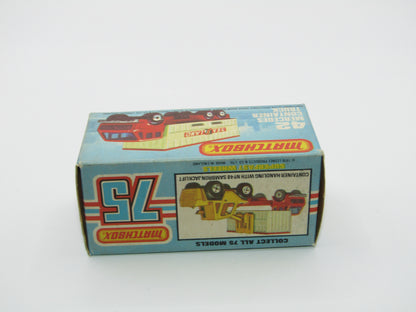 Matchbox Superfast 42C Mercedes Container Truck BLUE Kardstadt Labels