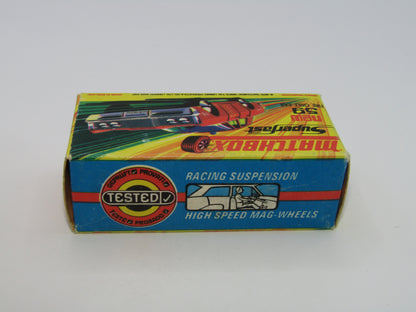 Matchbox Superfast 59B Mercury Fire Chief Car Square Label & Shield Labels