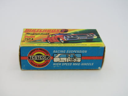 Matchbox Superfast 59B Mercury Fire Chief Car Square Label & Shield Labels