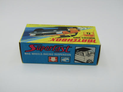 Matchbox Superfast 6B Mercedes 350SL LIGHT Yellow 5 Arch wheels