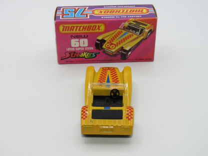 Matchbox Superfast 60B Lotus Super Seven Streakers Issue Darker Yellow