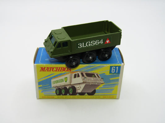 Matchbox Superfast 61A Alvis Stalwart Olive Green Hard to find G Box