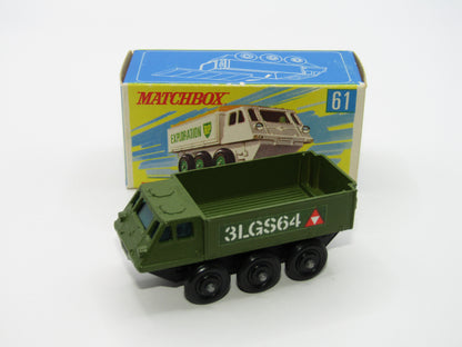 Matchbox Superfast 61A Alvis Stalwart Olive Green Hard to find G Box
