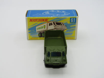 Matchbox Superfast 61A Alvis Stalwart Olive Green Hard to find G Box