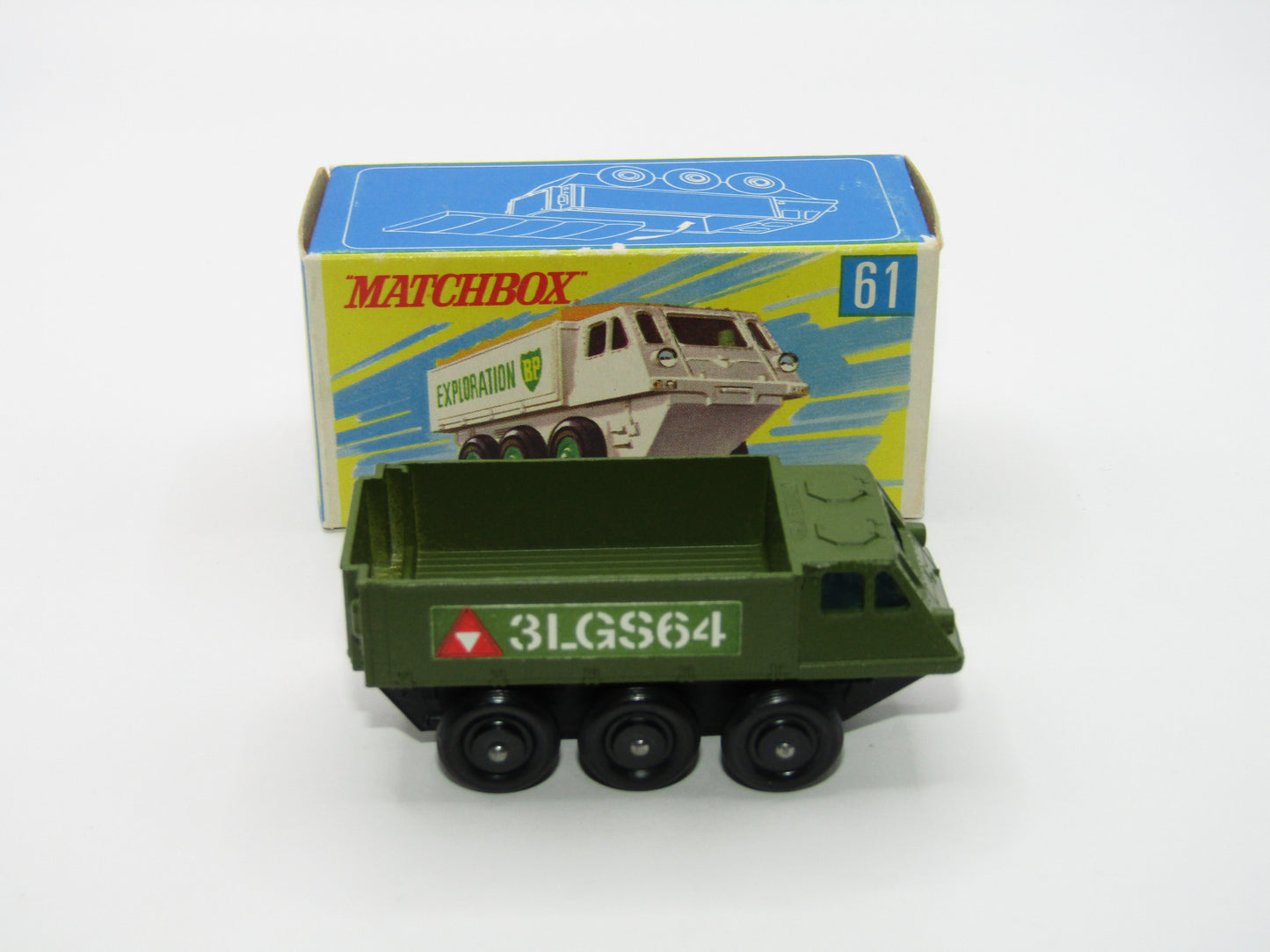 Matchbox Superfast 61A Alvis Stalwart Olive Green Hard to find G Box