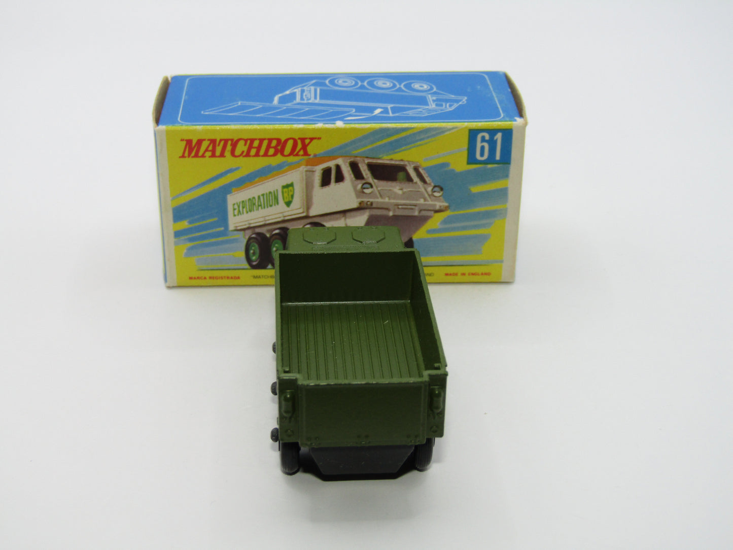 Matchbox Superfast 61A Alvis Stalwart Olive Green Hard to find G Box