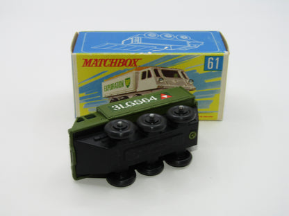 Matchbox Superfast 61A Alvis Stalwart Olive Green Hard to find G Box