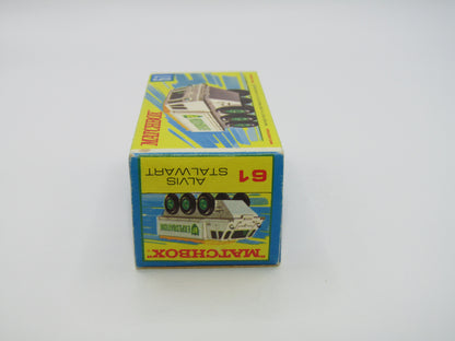 Matchbox Superfast 61A Alvis Stalwart Olive Green Hard to find G Box