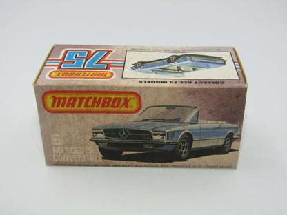 Matchbox Superfast 6B Mercedes 350SL Convertible MALTESE CROSS wheels