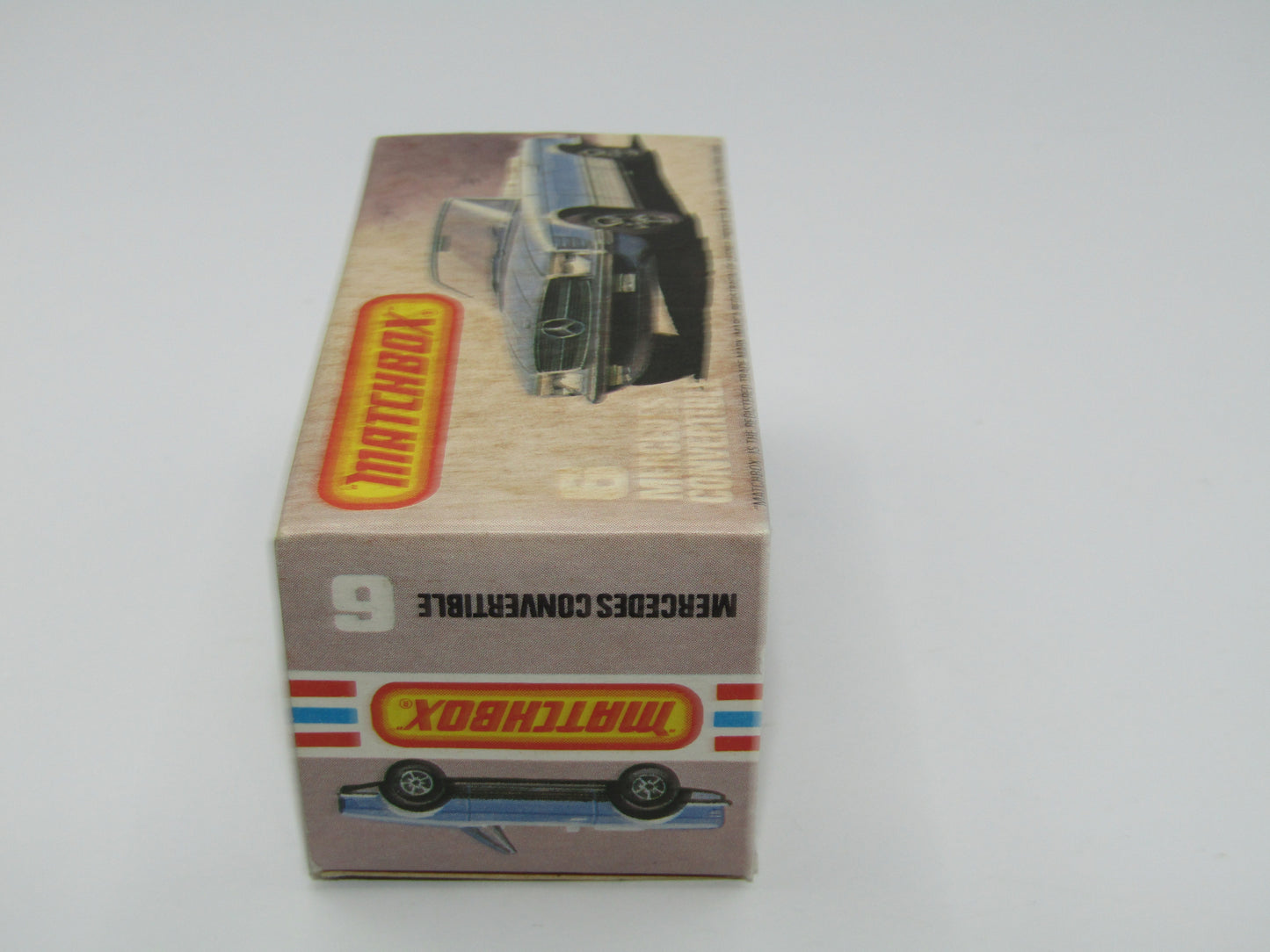 Matchbox Superfast 6B Mercedes 350SL Convertible MALTESE CROSS wheels