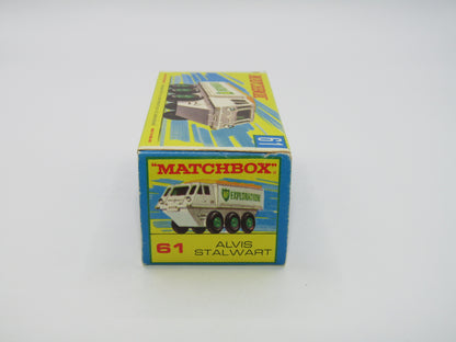 Matchbox Superfast 61A Alvis Stalwart Olive Green Hard to find G Box