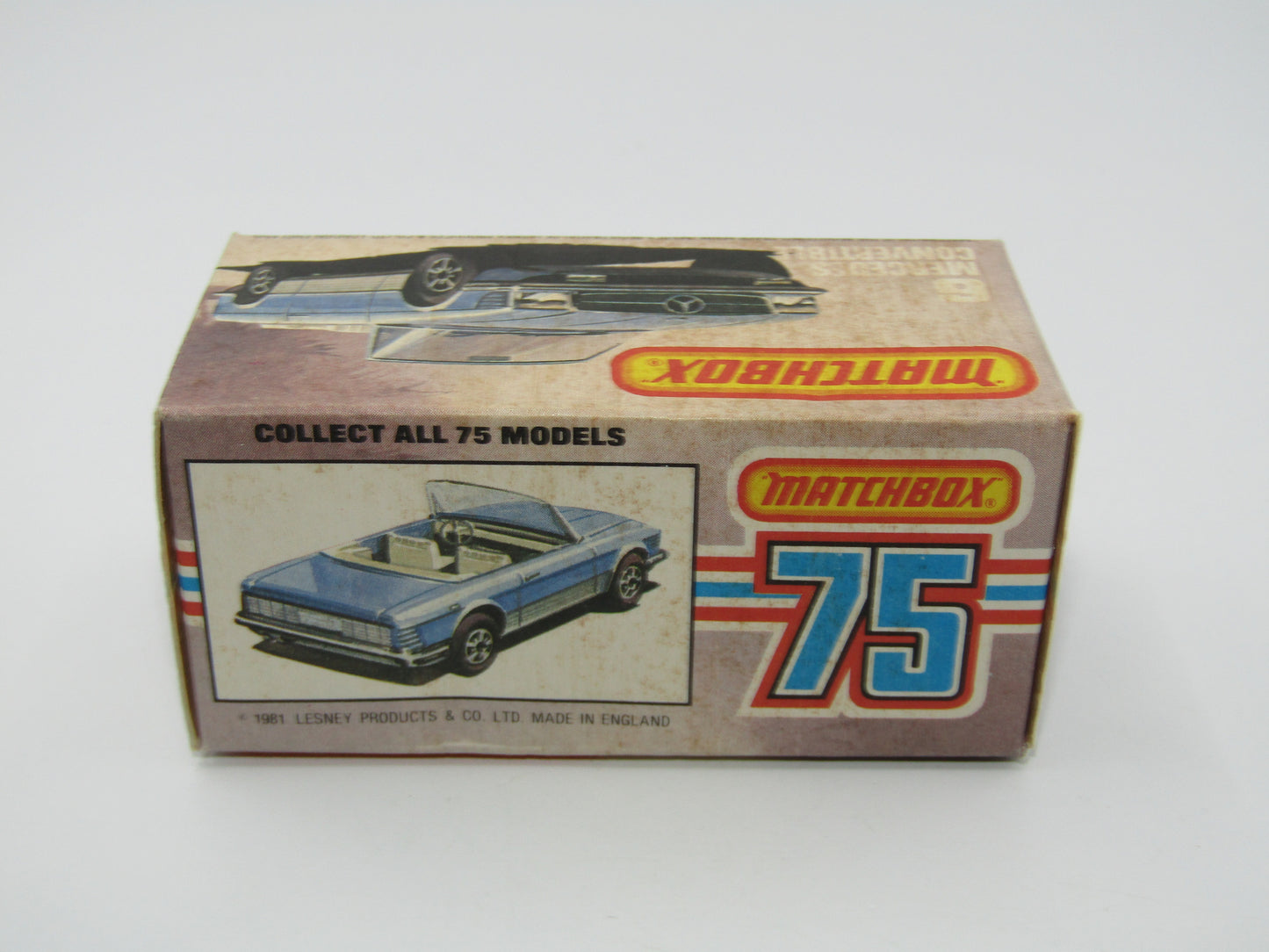 Matchbox Superfast 6B Mercedes 350SL Convertible MALTESE CROSS wheels