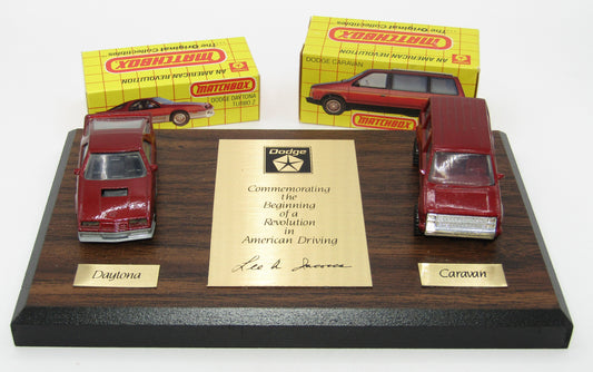 Matchbox Superfast Extremely Rare Dodge American Gift Set Daytona & Caravan