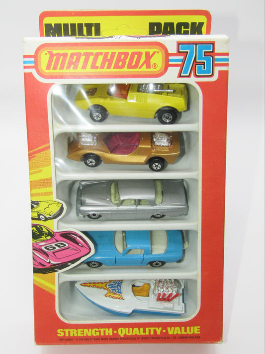 Matchbox Superfast MP-1 includes Silver Mercedes & Powder Blue Dot Dash Iso