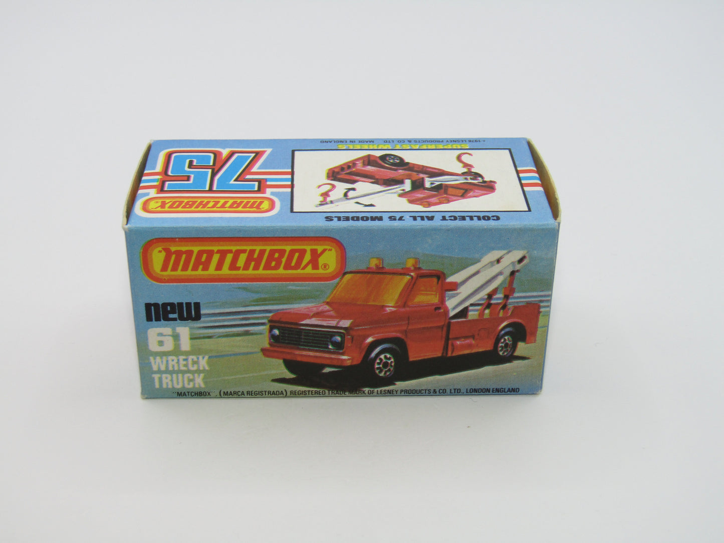 Matchbox Superfast 61B Wreck Truck Radio Dispatches RED BOOM, RED HOOK