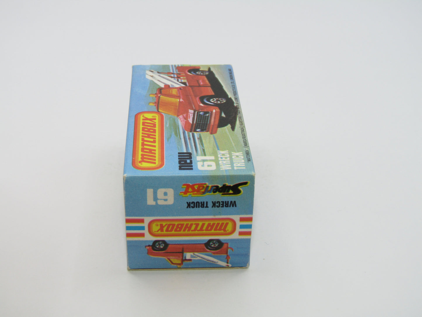 Matchbox Superfast 61B Wreck Truck Radio Dispatches RED BOOM, RED HOOK