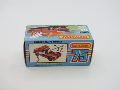 Matchbox Superfast 61B Wreck Truck Radio Dispatches RED BOOM, RED HOOK